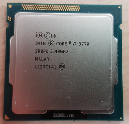 CPU I7 3770k